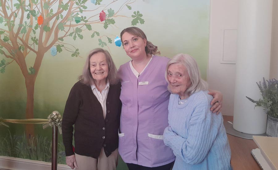 Cokethorpe School And Rosebank Care Home Unveil Wishing Tree Mural