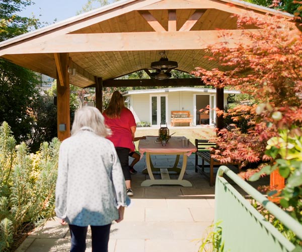 Garden at Rosebank Care Home