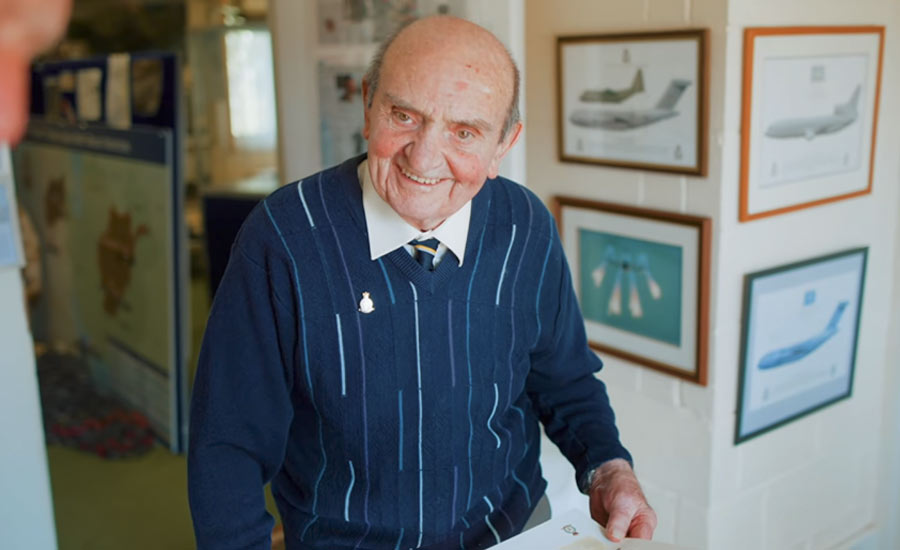 Phil Reconnects With His RAF Past - Churchfields Care Home