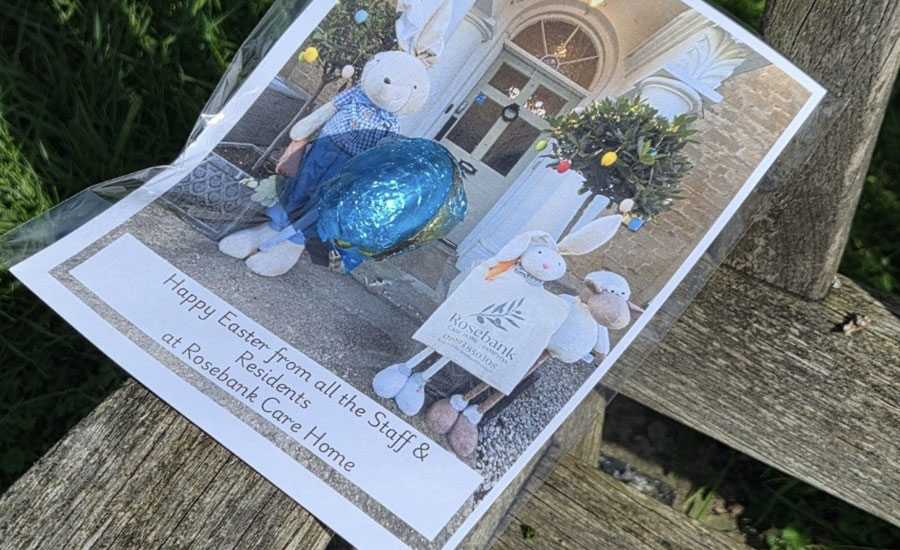 Easter Joy To Bampton Community With An Egg Hunt - Rosebank Care Home