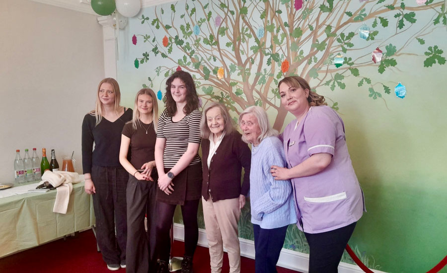 Wishing Tree Wall Brings Community Together At Rosebank Care Home